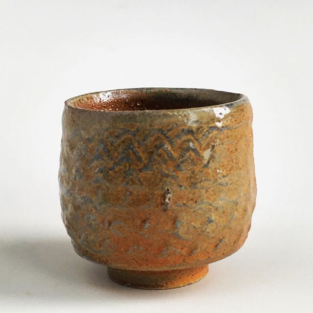 Little textured teabowl from the wood kiln. 
#woodfired #pottery #ceramics #cup #teabowl #stoneware #wheelthrown #madeinmaine