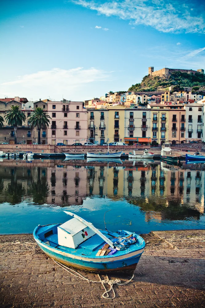 The beautiful village of Bosa