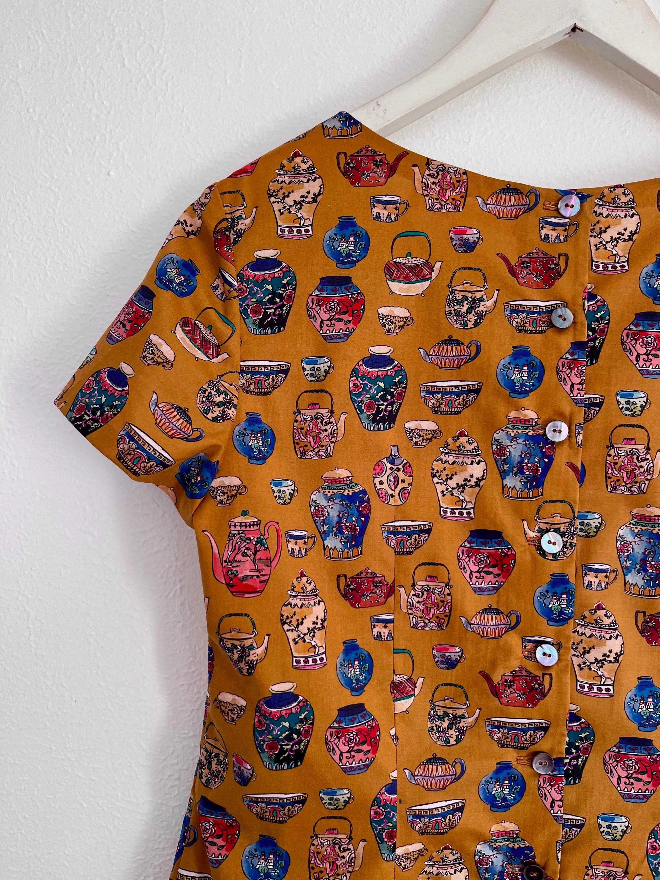 tamsin blackbourn jane top ochre pots