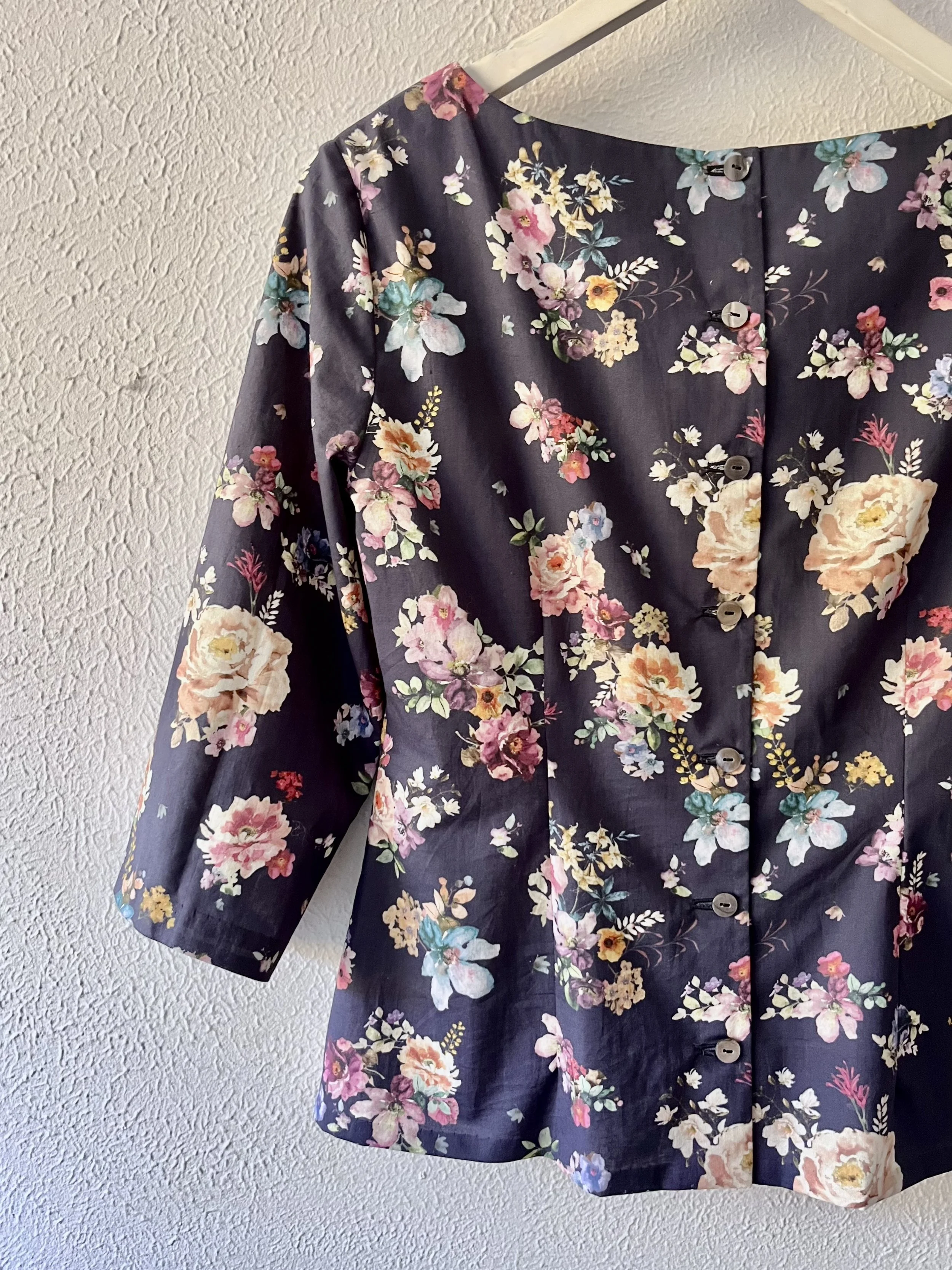 Tamsin Blackbourn Janet Blouse Midnight Roses