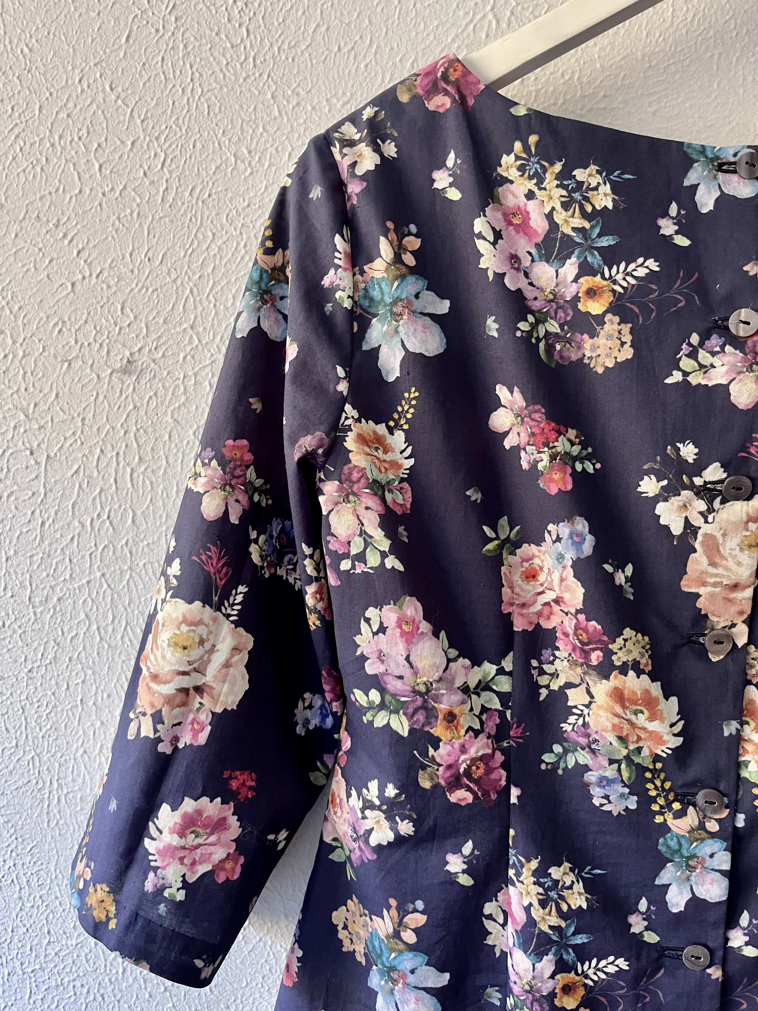 Tamsin Blackbourn Janet Blouse Midnight Roses