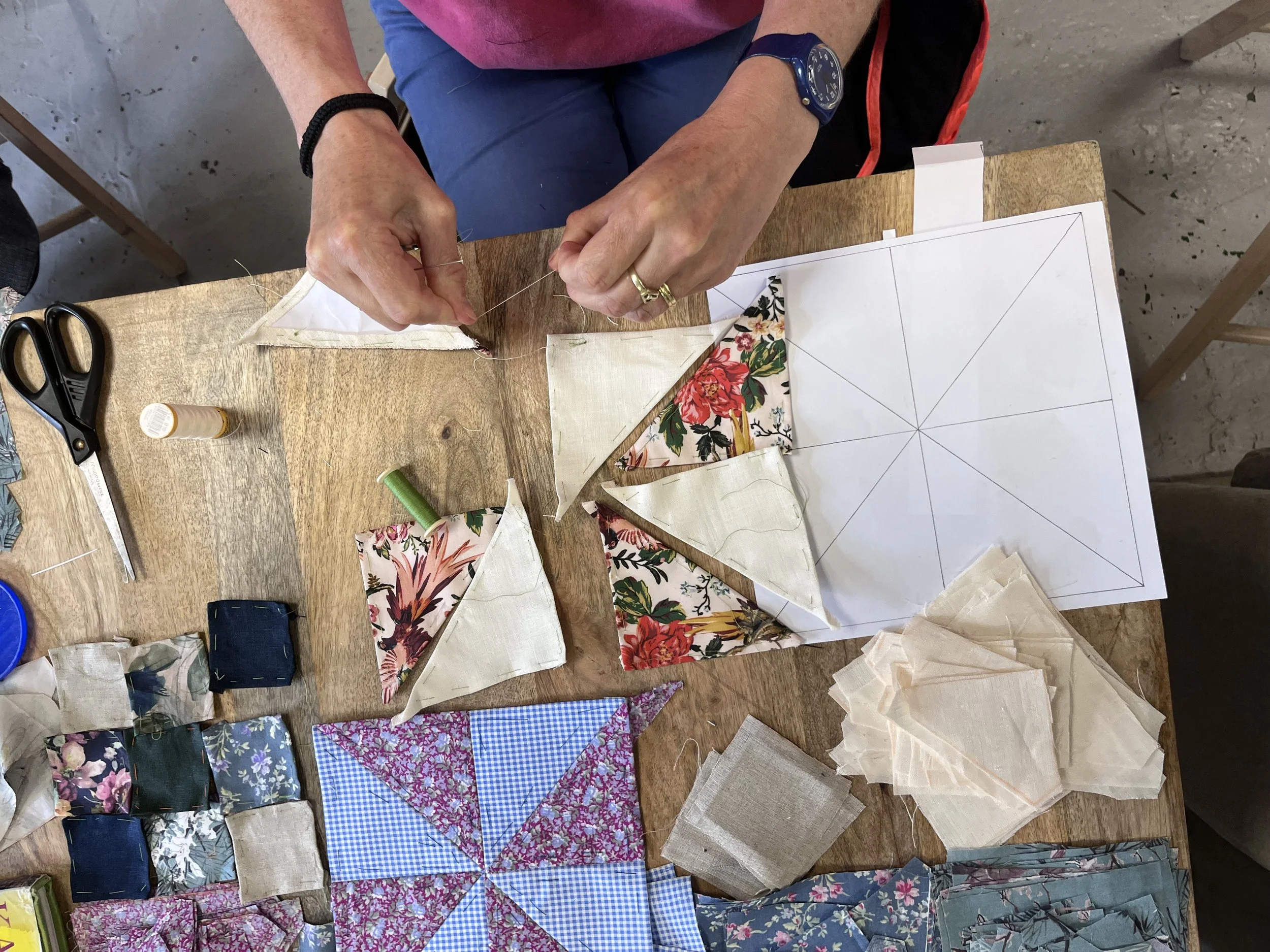 Pinwheels and Squares Patchwork Workshop 2024