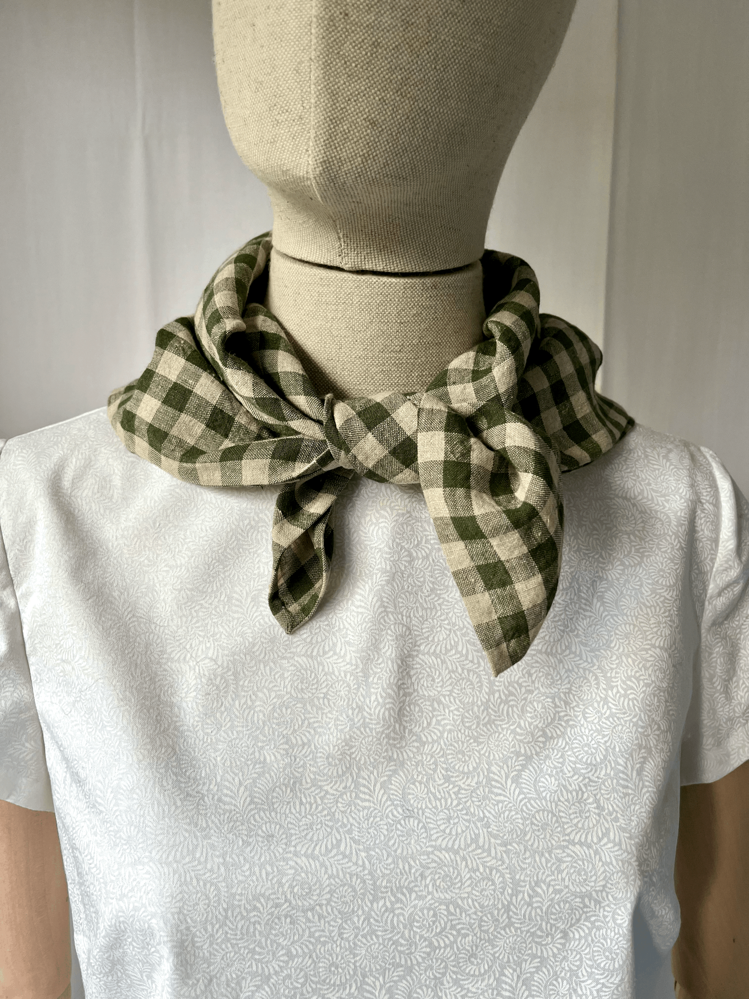 Tamsin Blackbourn Irish linen neckerchief