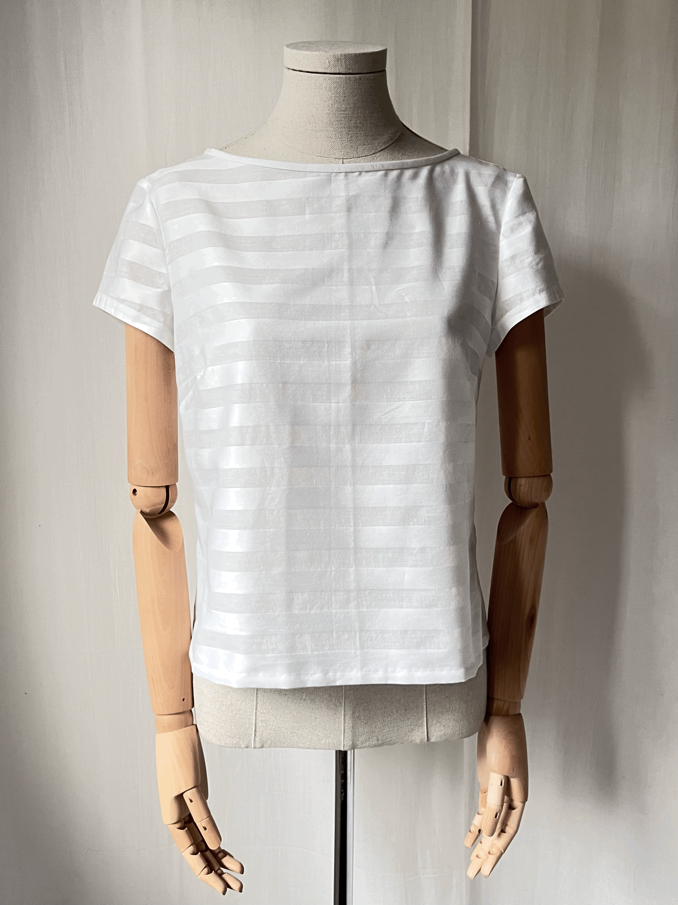 Tamsin Blackbourn white cotton blouse
