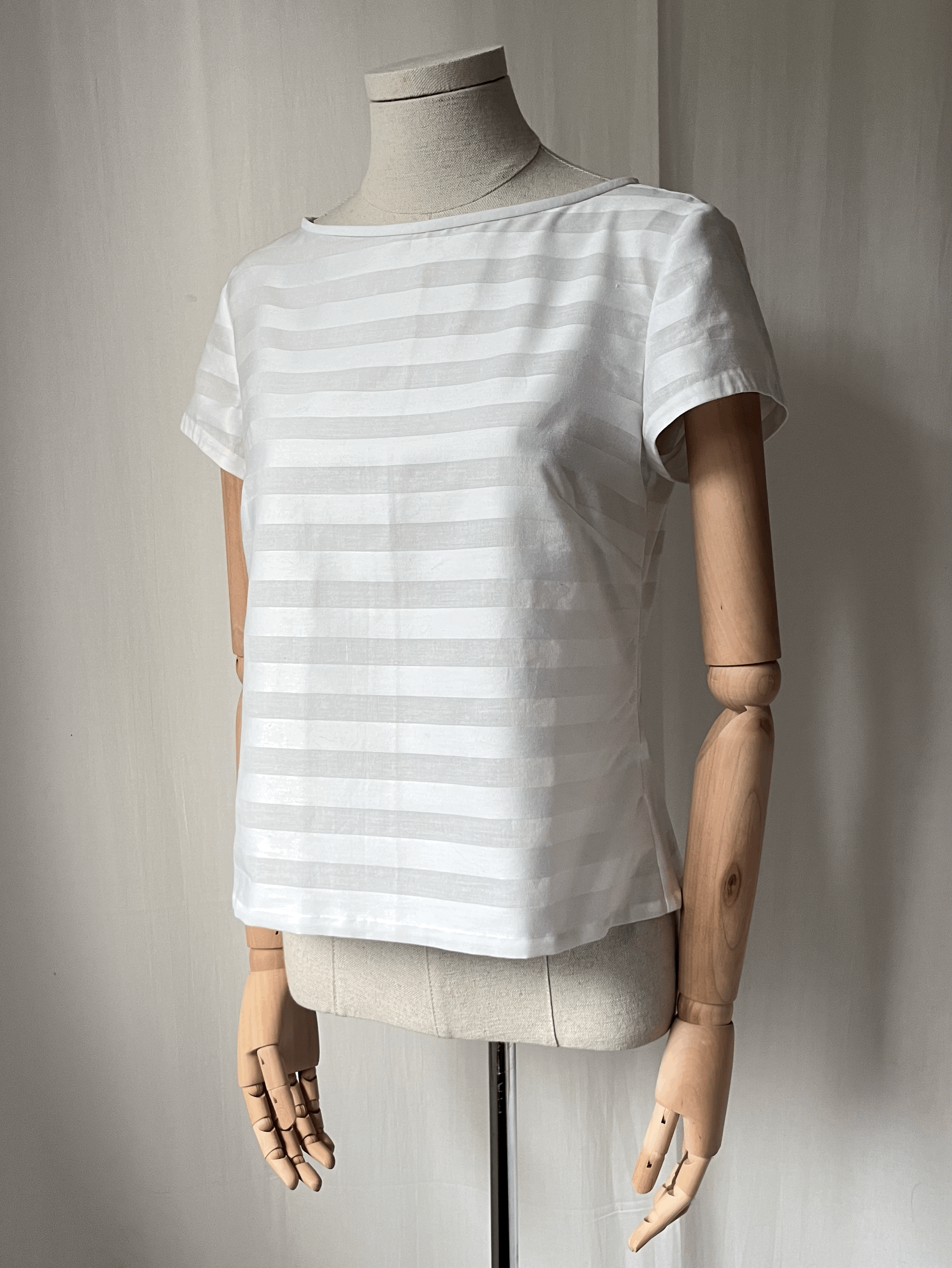 Tamsin Blackbourn white cotton blouse
