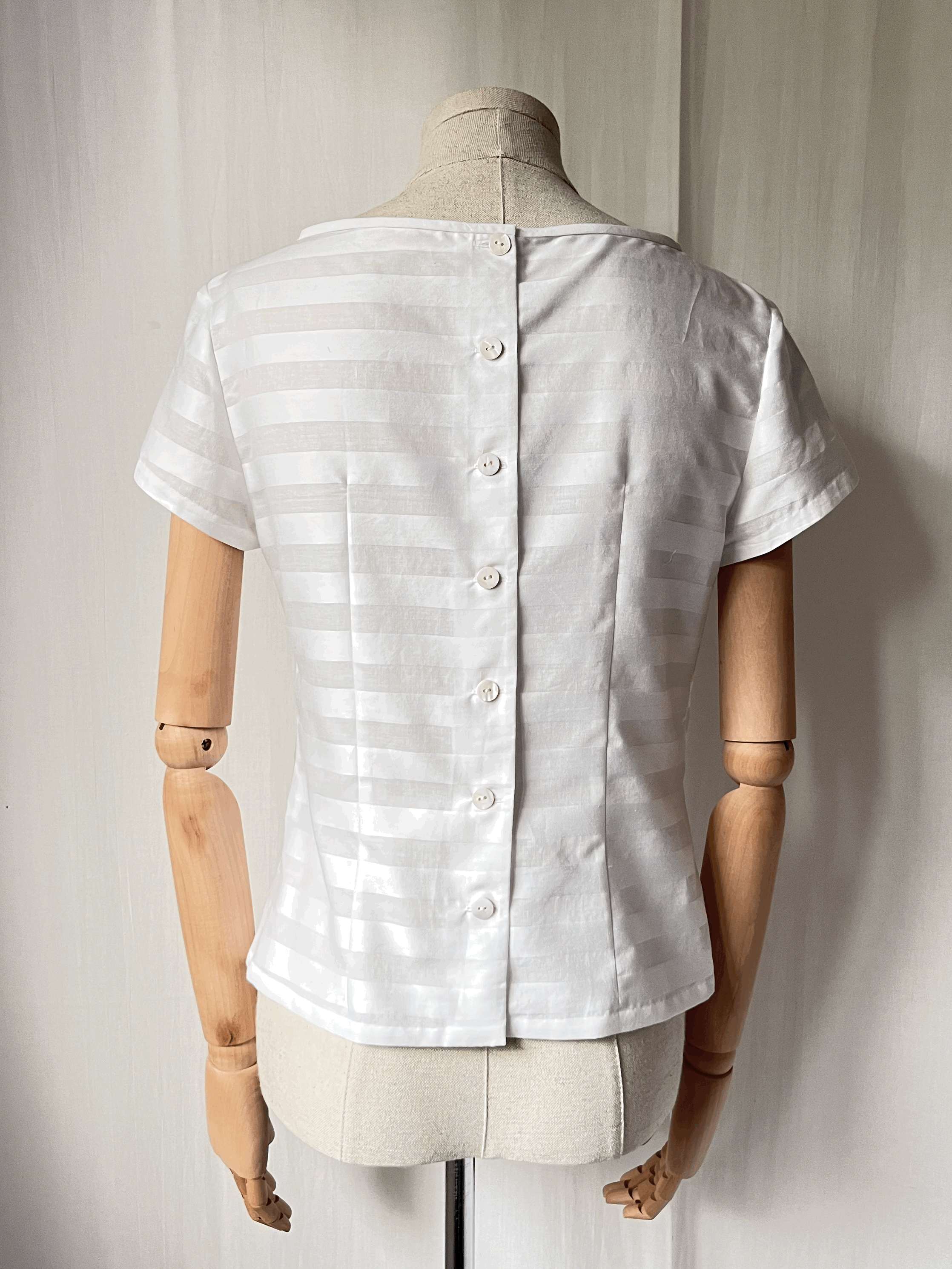 Tamsin Blackbourn white cotton blouse