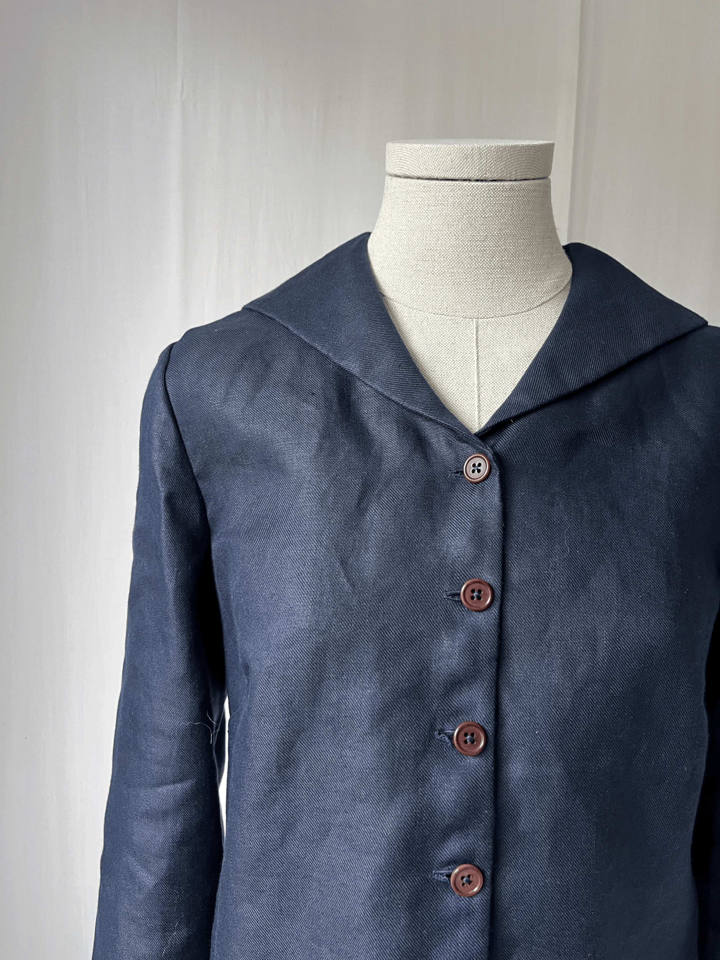 Tamsin Blackbourn kinsale shirt Irish linen twill