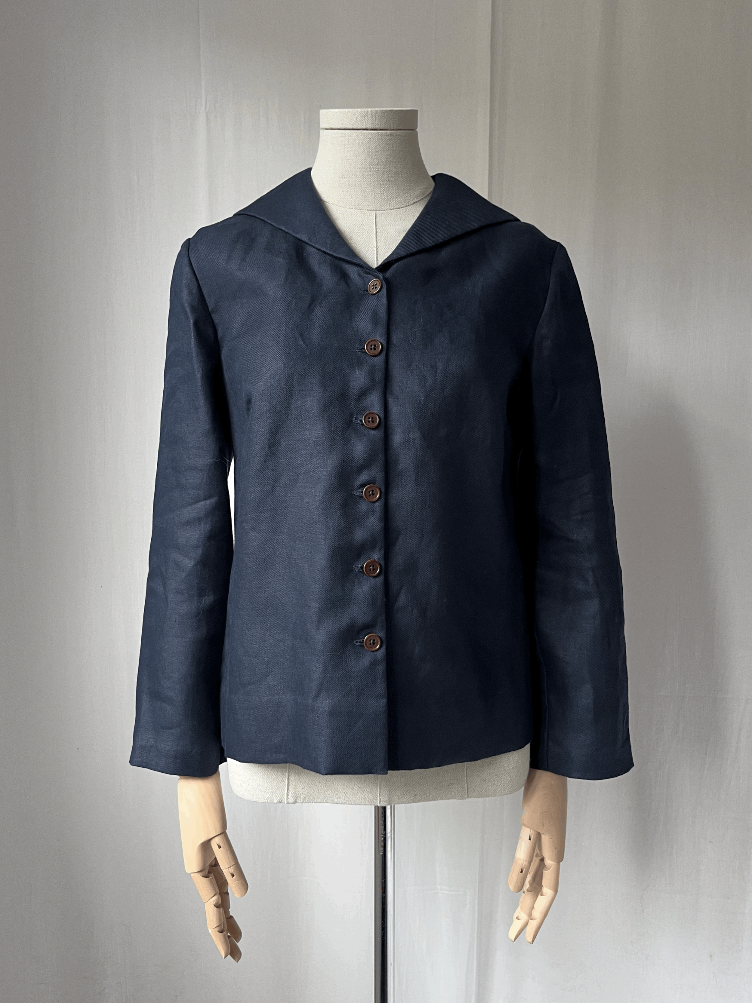 Tamsin Blackbourn kinsale shirt Irish linen twill