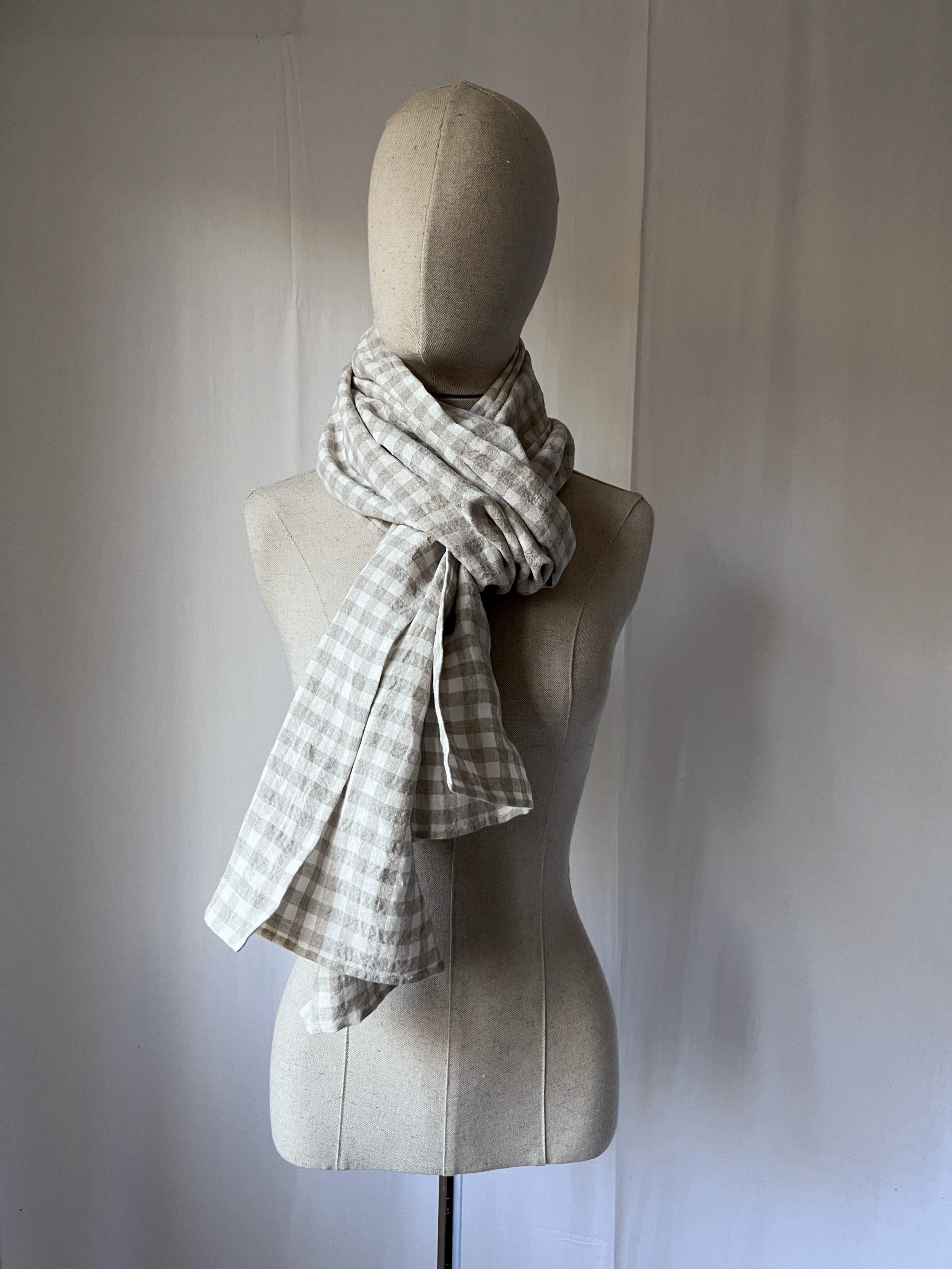 Tamsin Blackbourn Irish linen scarf