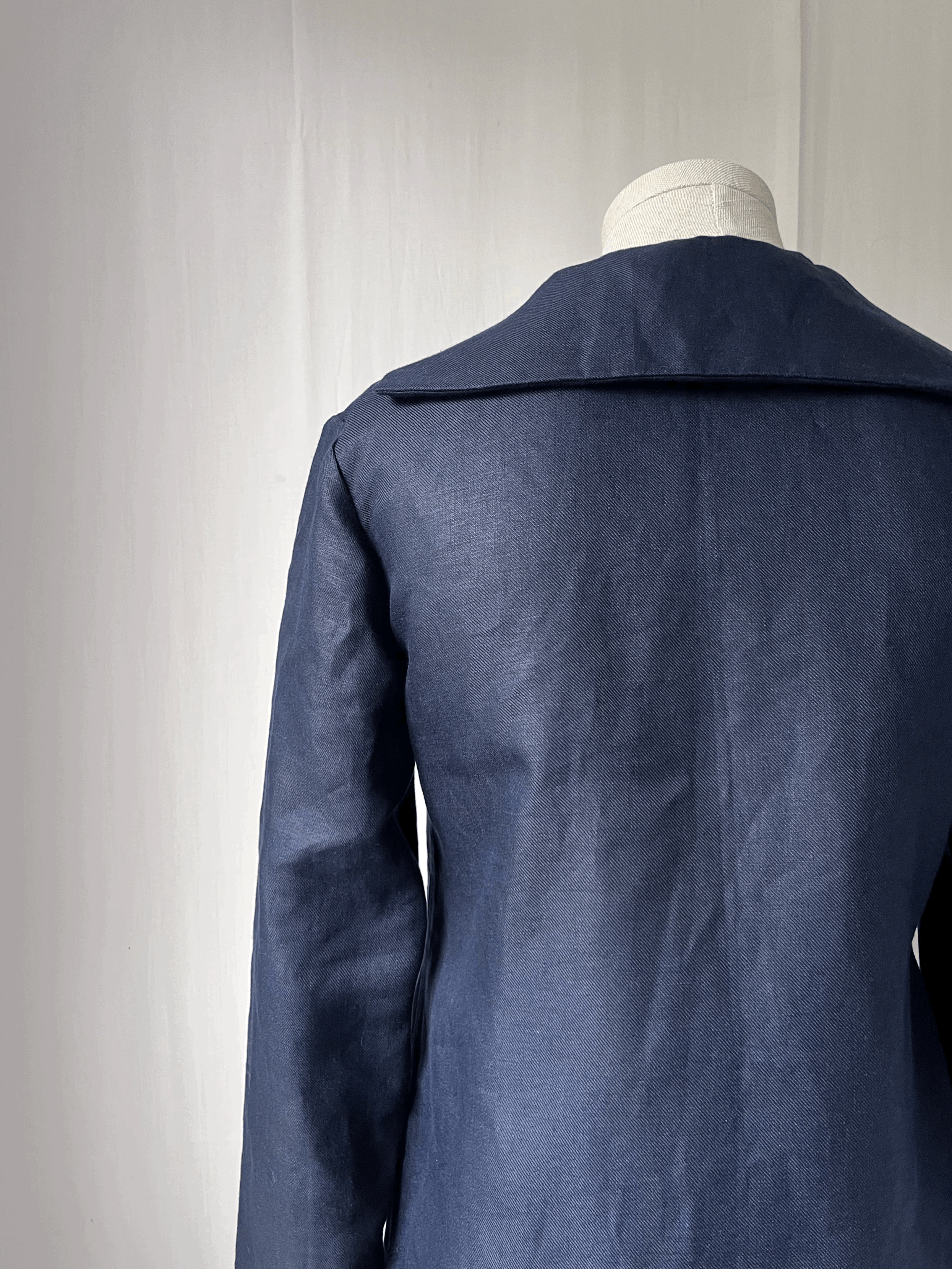 Tamsin Blackbourn kinsale shirt Irish linen twill