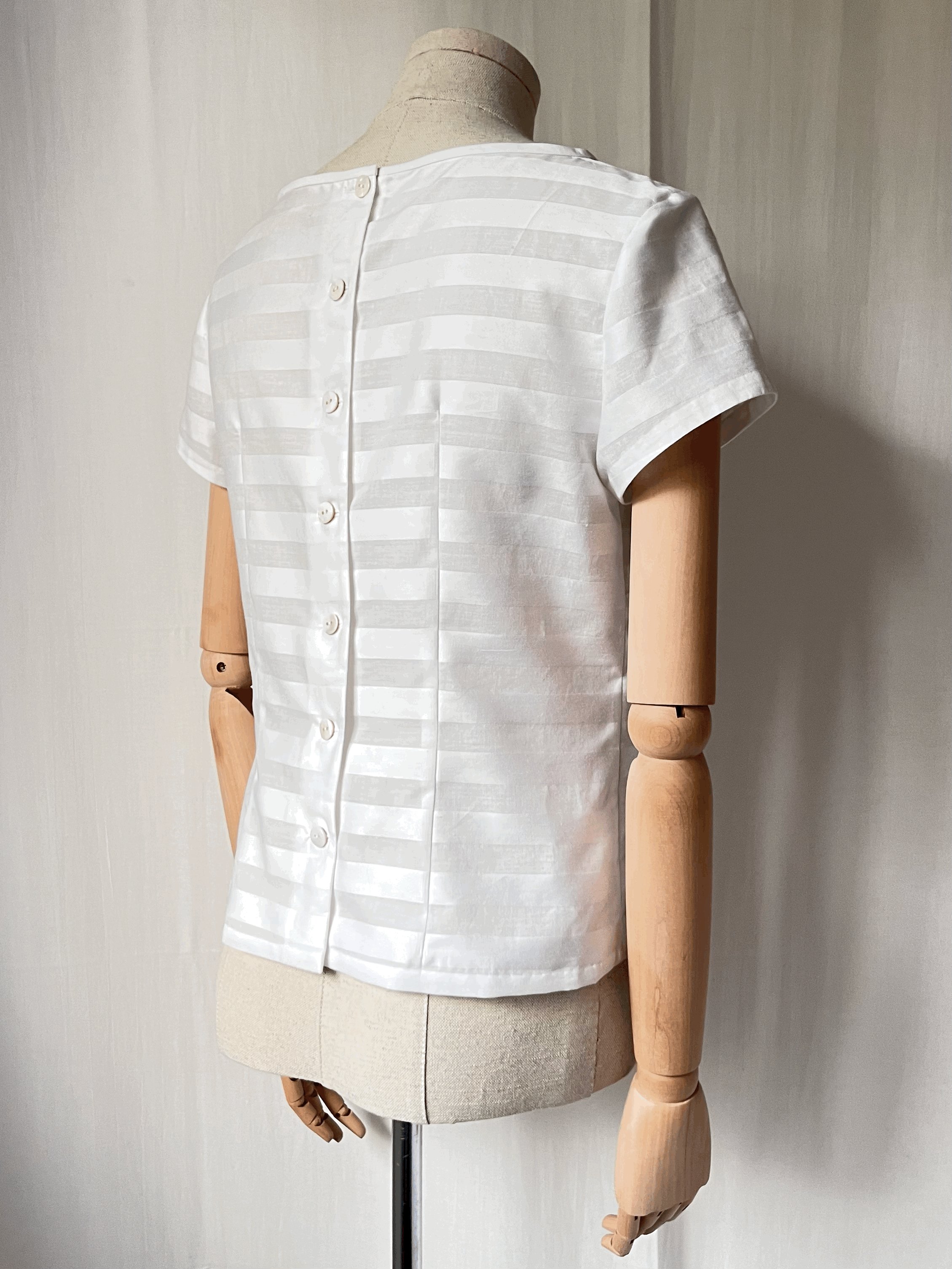 Tamsin Blackbourn white cotton blouse