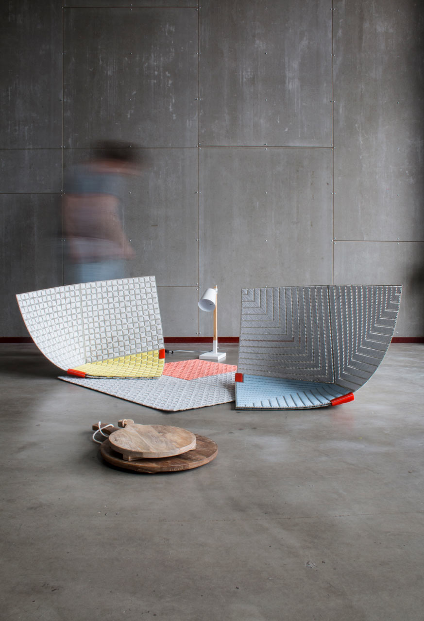 Design Academy graduate Sam Linders presented two new, materials-focused designs during Dutch Design Week this year.