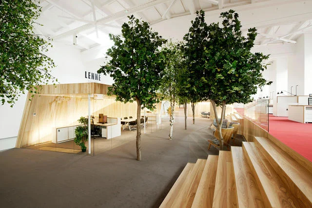 This Office Brought A Mini Forest Indoors