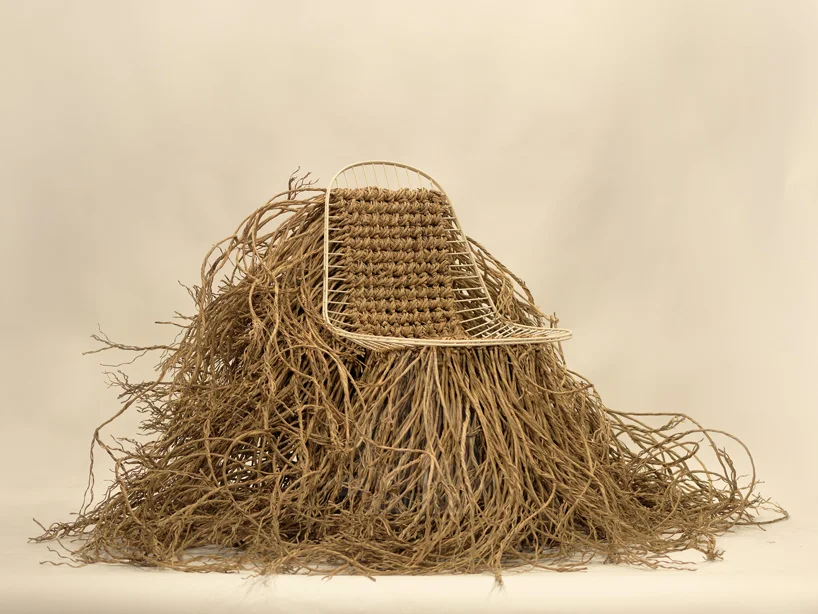 Vitra Eames Wire Chair reinterpreted by Odile Decq, Christian Louboutin + Philippe Starck