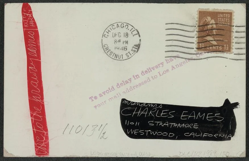 See the Eames’s Holiday Card Collection