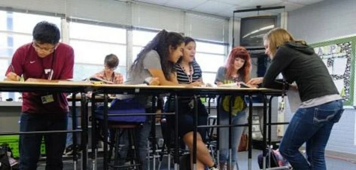 New study indicates students’ cognitive functioning improves when using standing desks