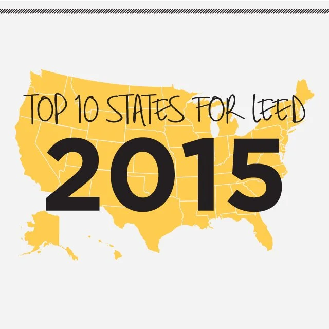 U.S. Green Building Council Releases its Annual Top 10 States for LEED Green Building