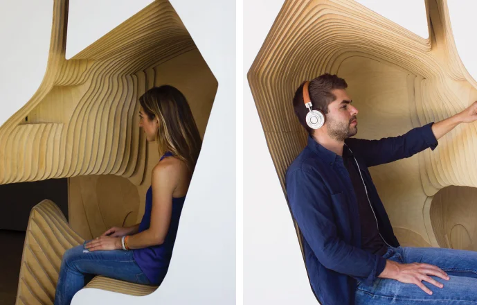 Think on it: Oyler Wu creates Meditation Pods for Headspace