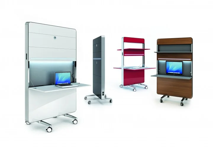 AN INNOVATIVE MOBILE DESKING SYSTEM