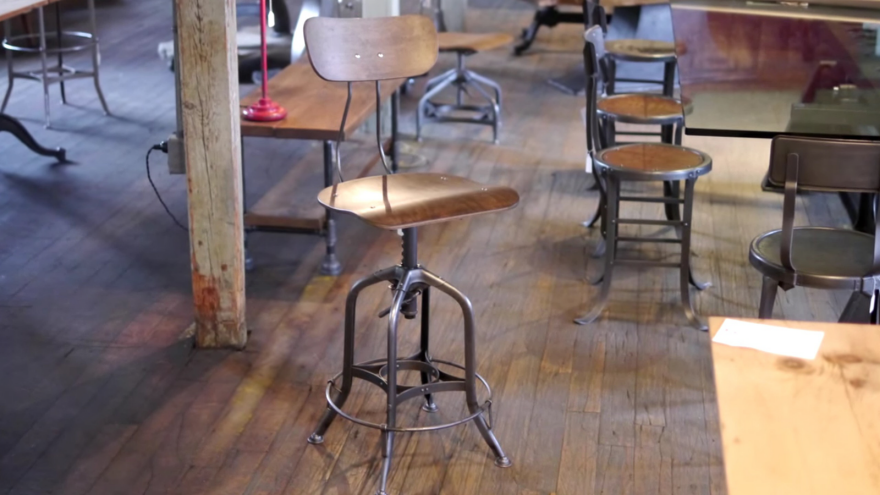 In Appreciation of Vintage Industrial Stools and Their Early Ergonomics