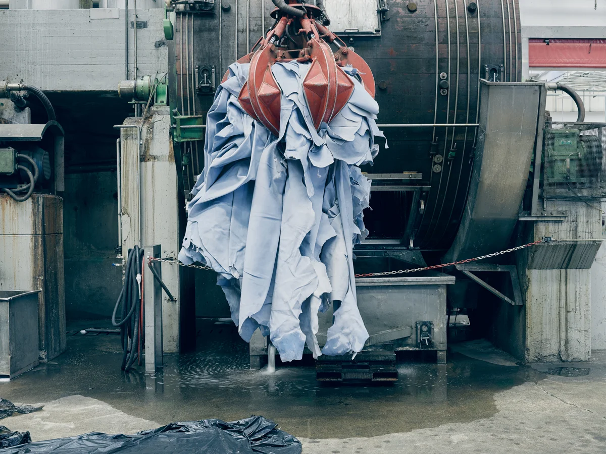 NICK BALLON SHOOTS BEHIND THE SCENES AT AN ITALIAN TANNERY
