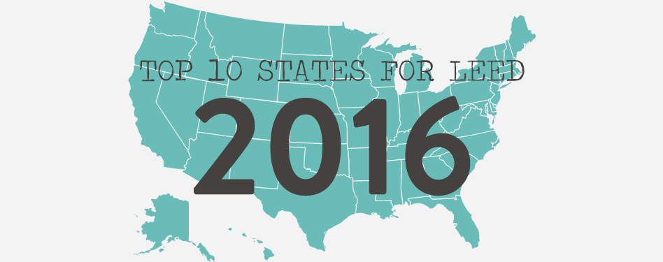 Infographic: Top 10 states for LEED in 2016