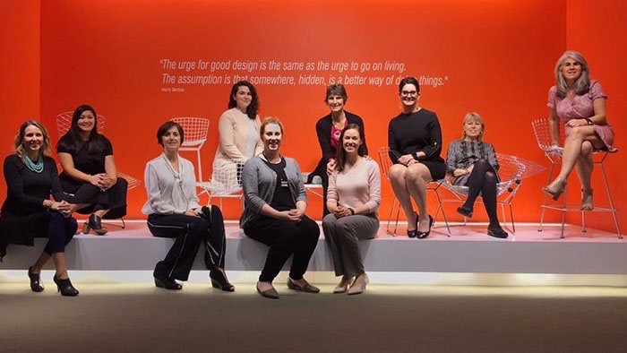 Knoll_Inc Celia Bertoia spoke at the Knoll Boston showroom on June 6, to share the history of her father and his legacy. bit.ly/2sLyrAQ pic.twitter.com/CRb0aSuCrq Jun 20, 2017, 12:52 PM