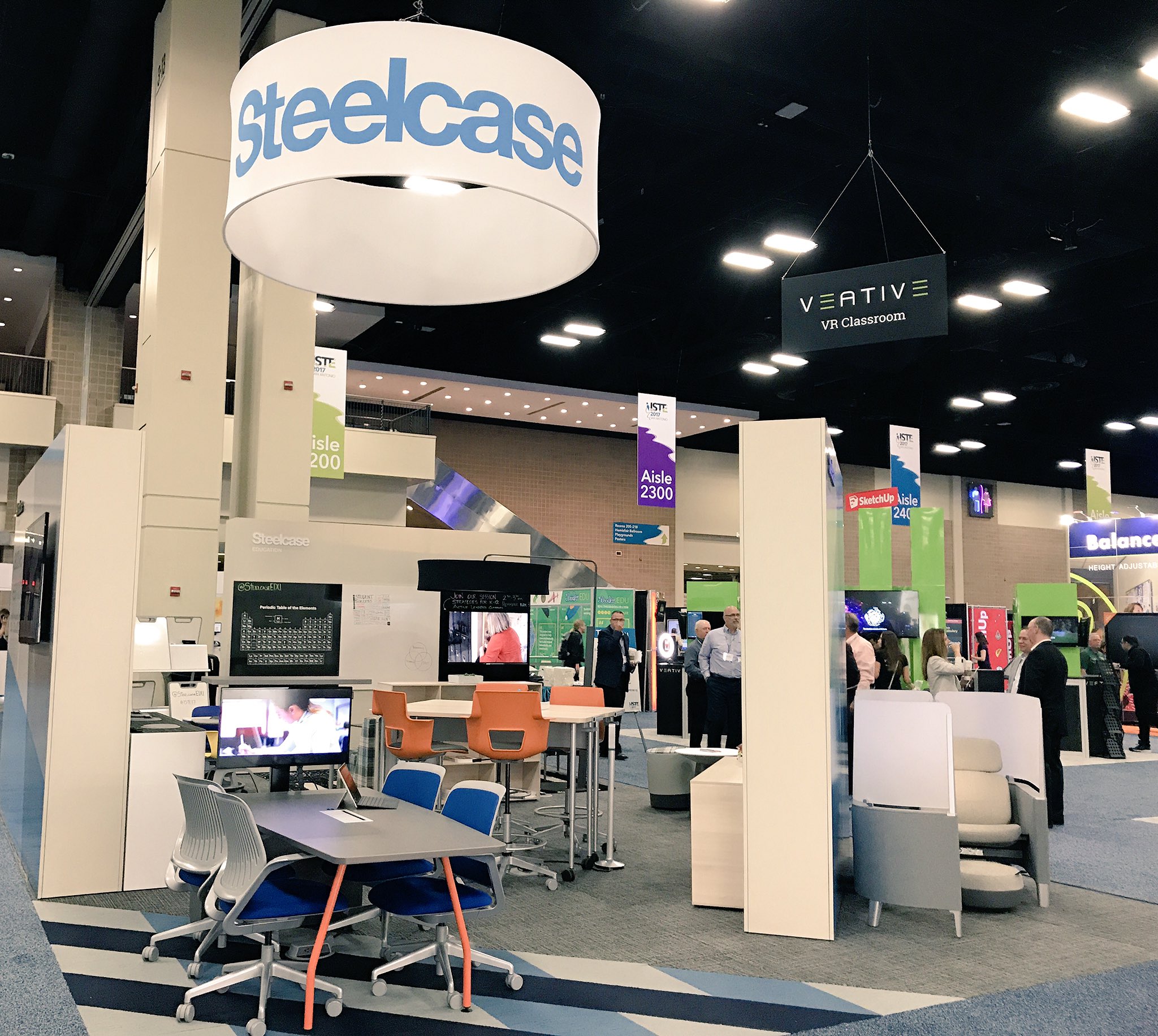 SteelcaseEDU We're excited to be at #ISTE17 this week! Visit us at booth #2242 to see our latest active learning solutions. https://t.co/NwnstydsAG 6/26/17, 8:44 AM