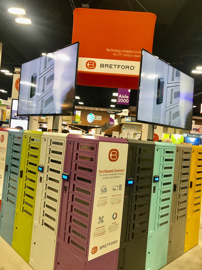 markphubbard Beautiful TechGuard charging locker from @bretford #ISTE17 https://t.co/vDjN2xgbPS 6/26/17, 10:31 AM