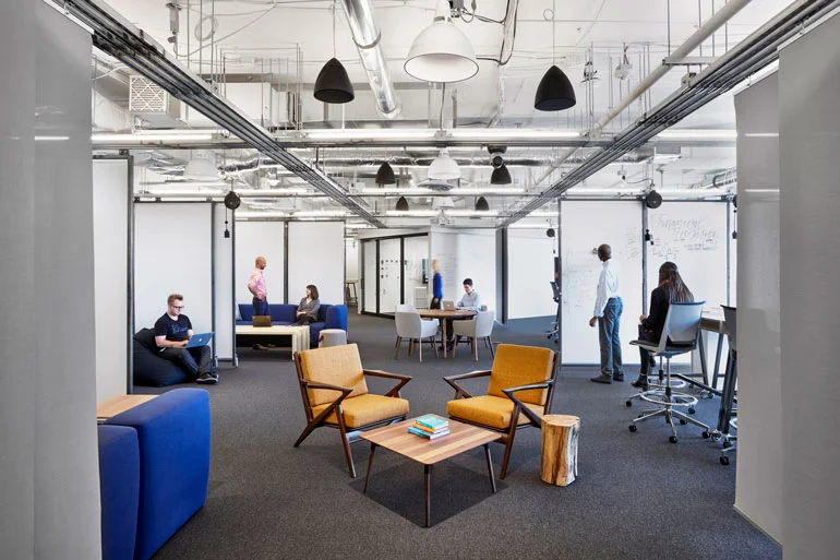 Capital One in Arlington, VA, by Gensler. Photography by Garrett Rowland.