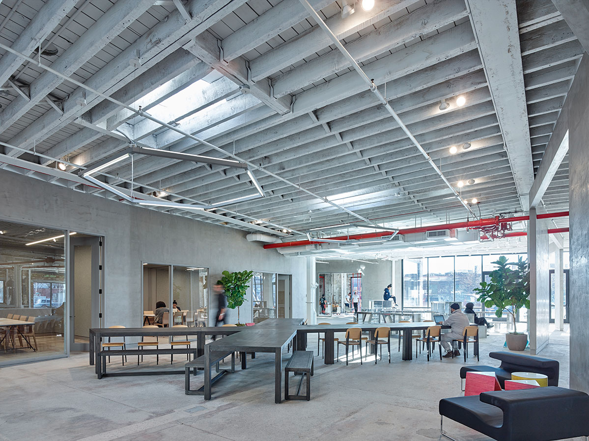 nARCHITECTS's ADO creative space in Brooklyn, NY. Courtesy ADO + nARCHITECTS, by Matthew Carbone