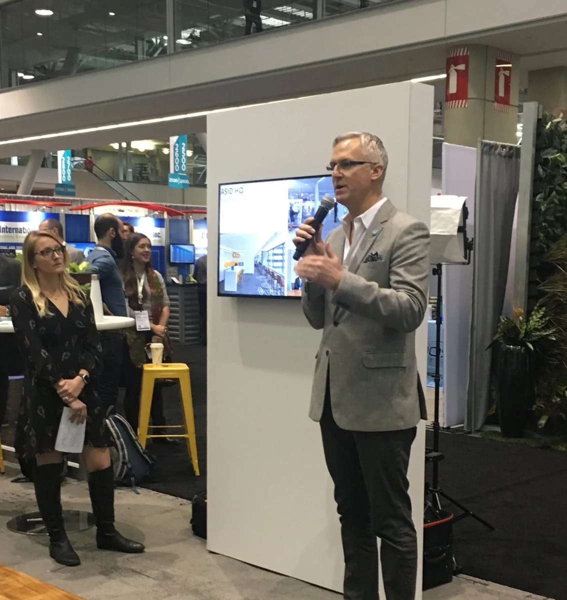 perkinswill_BOS Shots from #Greenbuild17: Listening to Randy Fiser, CEO of @ASID, speak about how the new headquarters is the first project to achieve both @WELLcertified and LEED platinum status. Great work @PerkinsWill_DC and @ASID! pic.twitter.com/5nH21CGvz1 Nov 9, 2017 at 2:23 PM