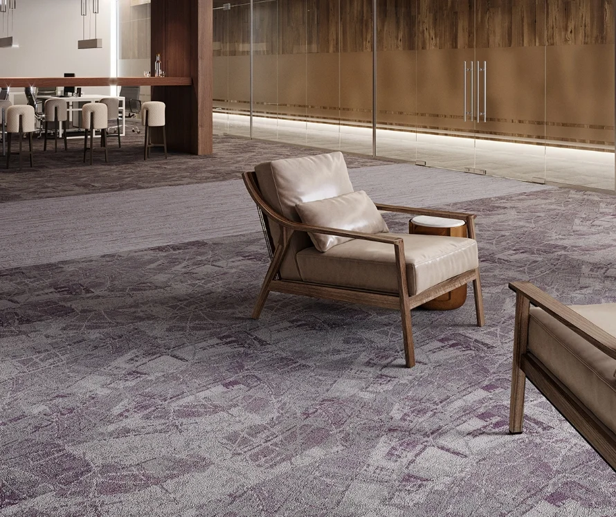 Spin Modular Flooring Relies on Vinyl Record Making as Inspiration for Patterning and Design