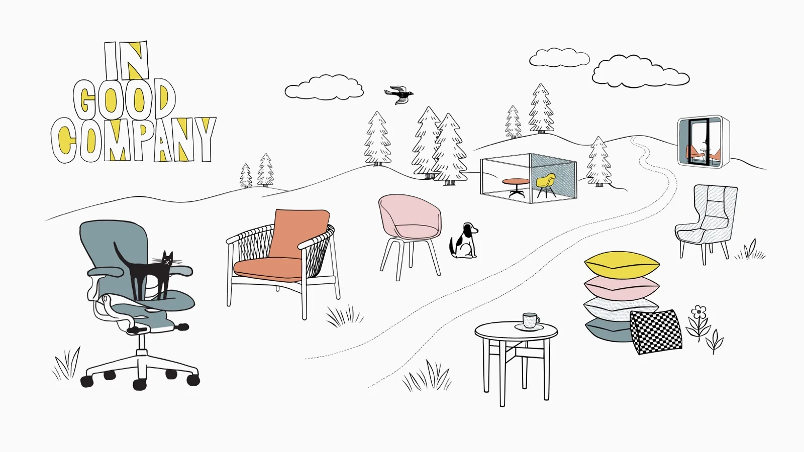 At NeoCon 2018, Herman Miller’s Expanding Family of Brands Makes for Good Company