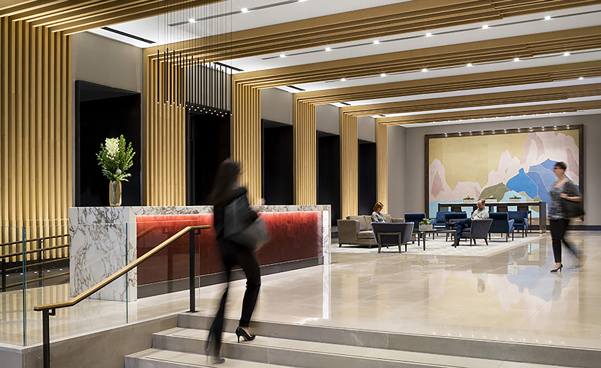 One chance to make a good first impression: Office lobbies see a revamp