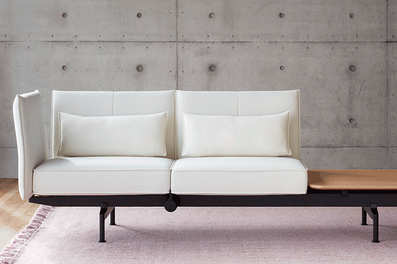 VITRA soft work sofa system by barber & osgerby replaces the desk archetype