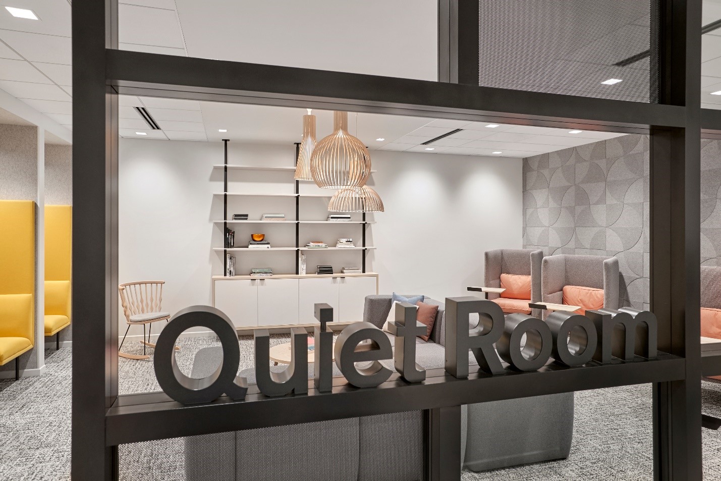An emphasis on wellness helps employees be at their best. Confidential Client, Chicago Photography © Garrett Rowland.