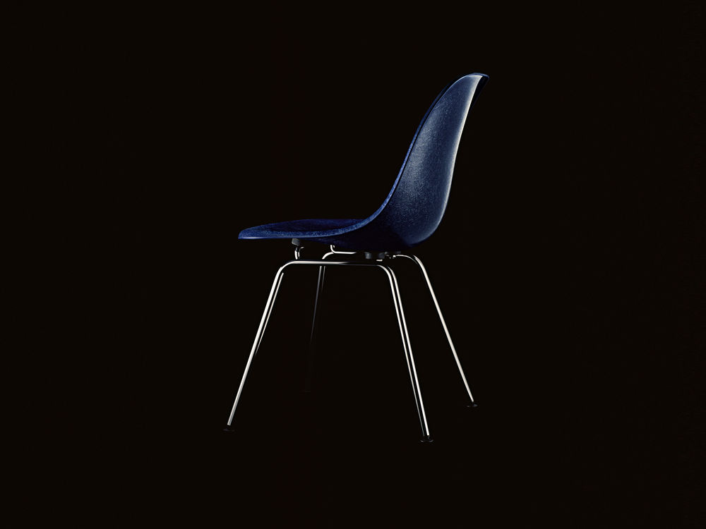 In 1950, Herman Miller presented the first mass-produced Eames armchairs with fibreglass shells. Vitra began manufacturing the Fiberglass Chairs in 1957 for markets in Europe and the Middle East.