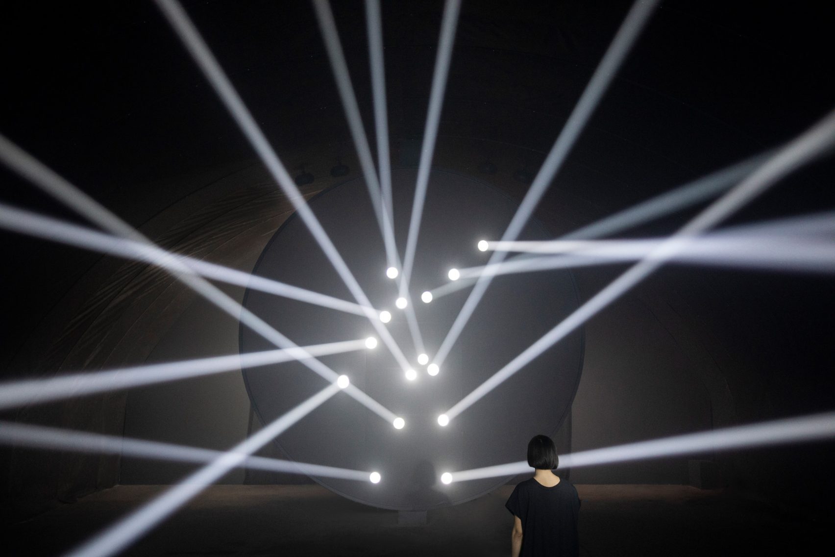   Humanscale's Bodies In Motion installation for Milan design week is an interactive light sculpture  