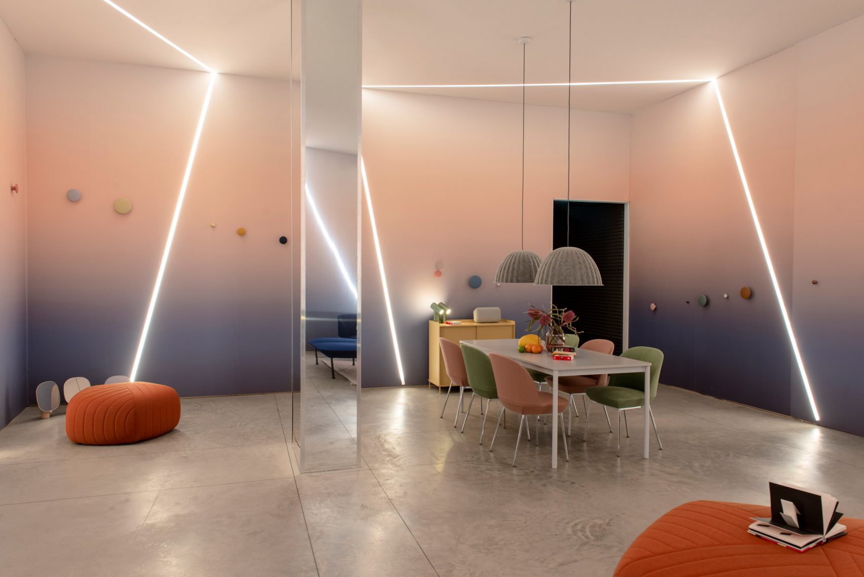   The second room, Vital, has a more playful design  