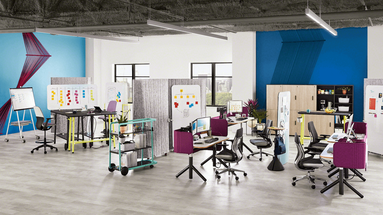 Steelcase Flex Collection Gives Teams Control to Adapt Spaces on Demand