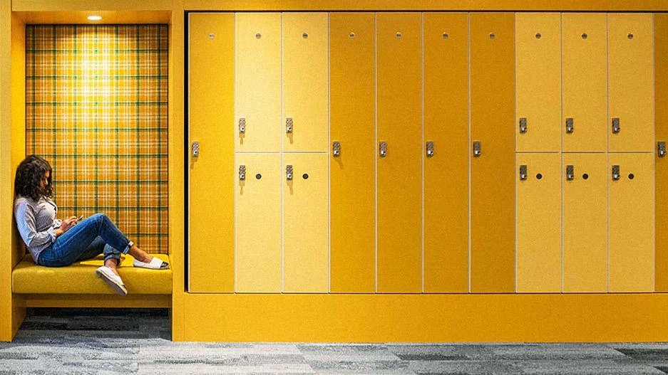 The latest amenity at Apple, Nike, and Goldman Sachs? Luxury lockers
