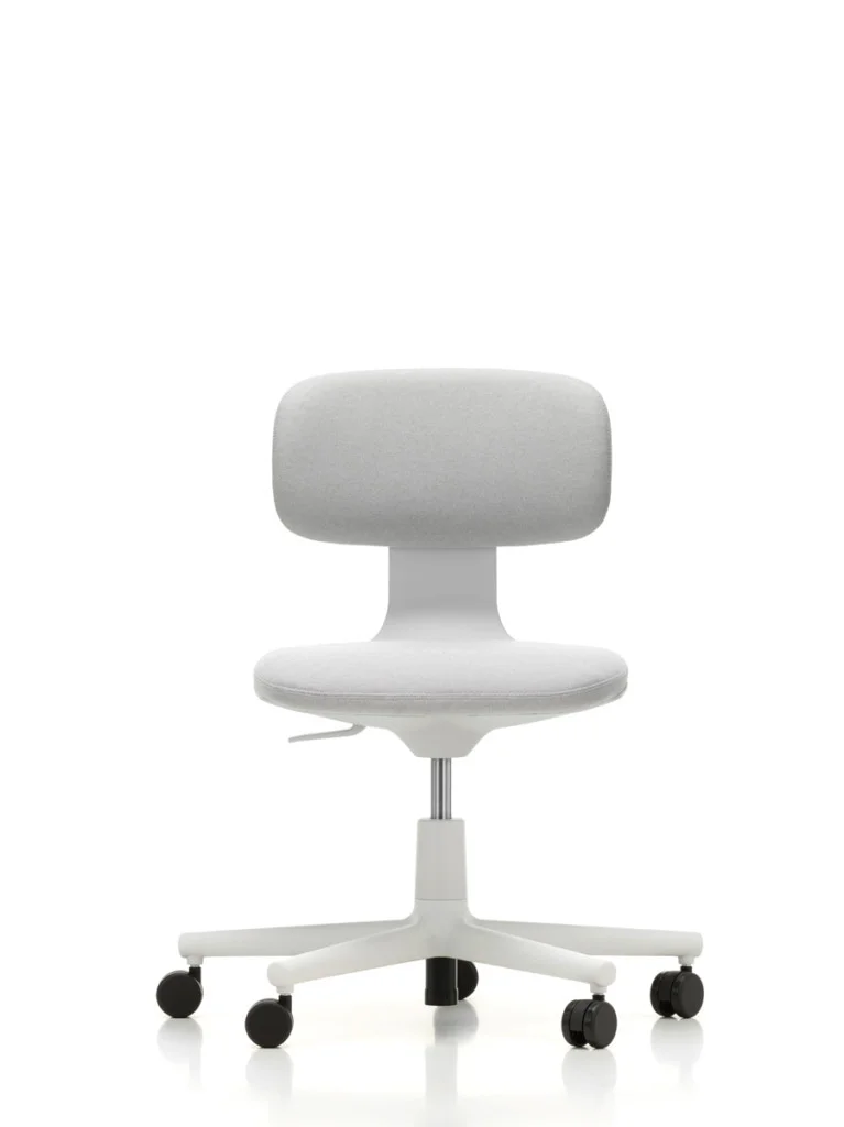 ROOKIE A petite, adjustable work chair by Konstantin Grcic “symbolizes that magic moment when something new is beginning,” he says. VITRA