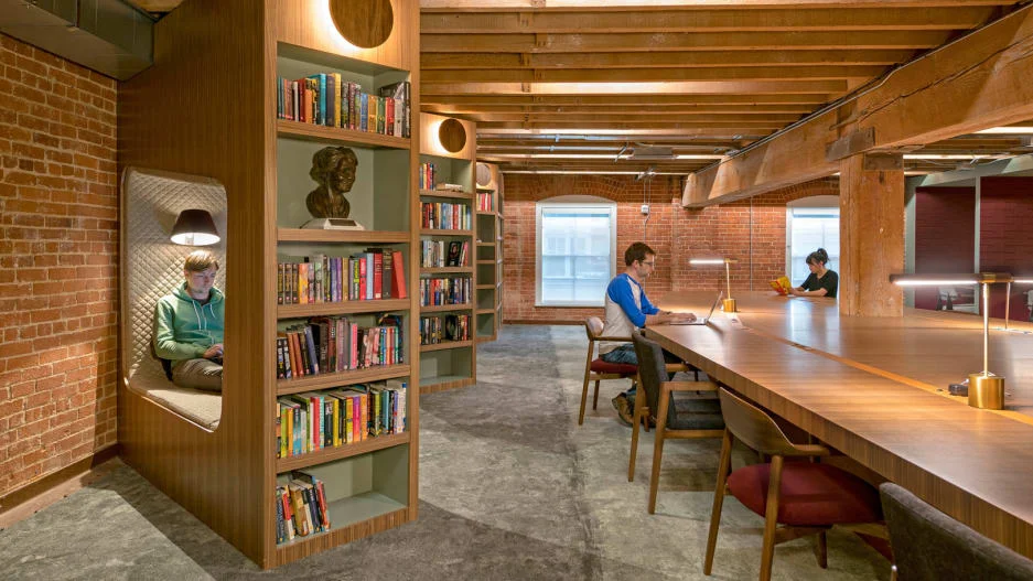 More people are working remotely, and it’s transforming office design