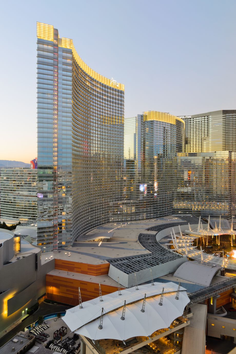 Pelli’s firm was responsible for the architectural design of the Aria Resort and Casino on the Las Vegas Strip.