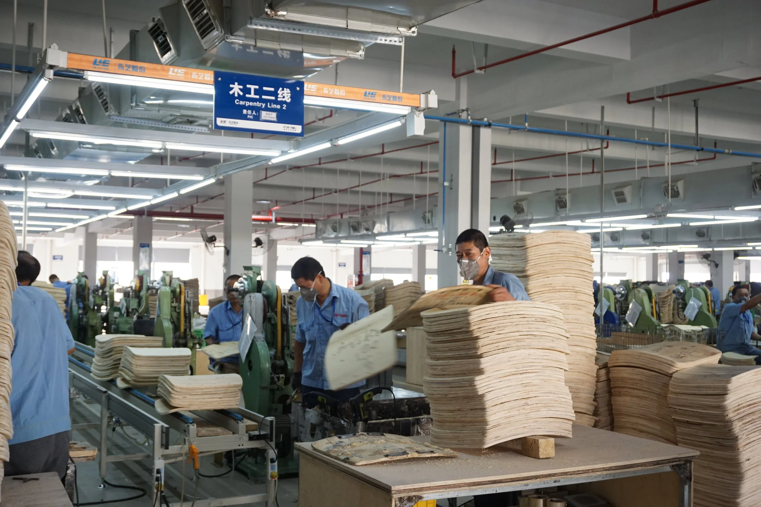 A 7.2 Million Square Foot Seating Plant Rises in China