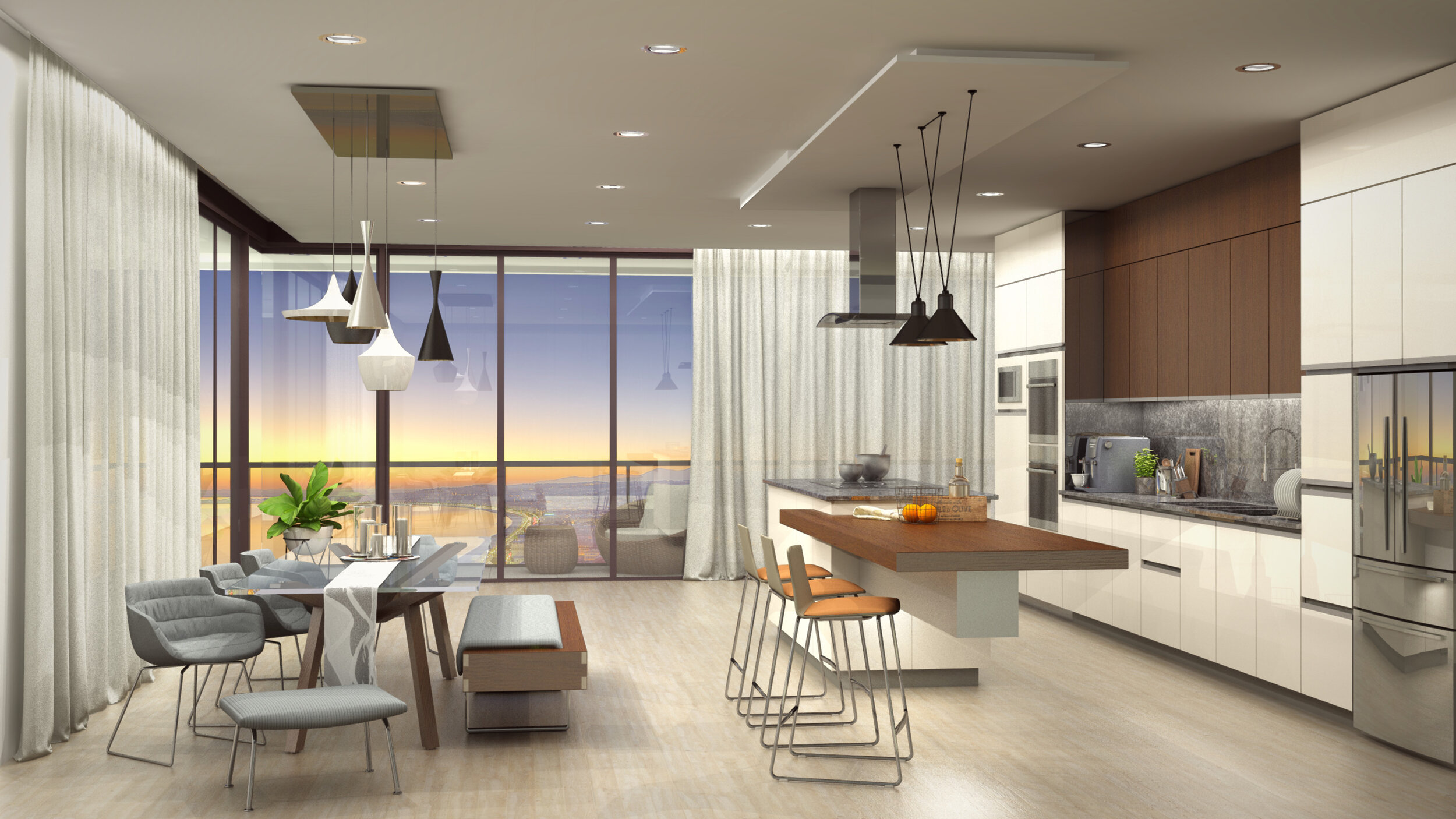 Kitchen Rendering - Carl Jason Sy