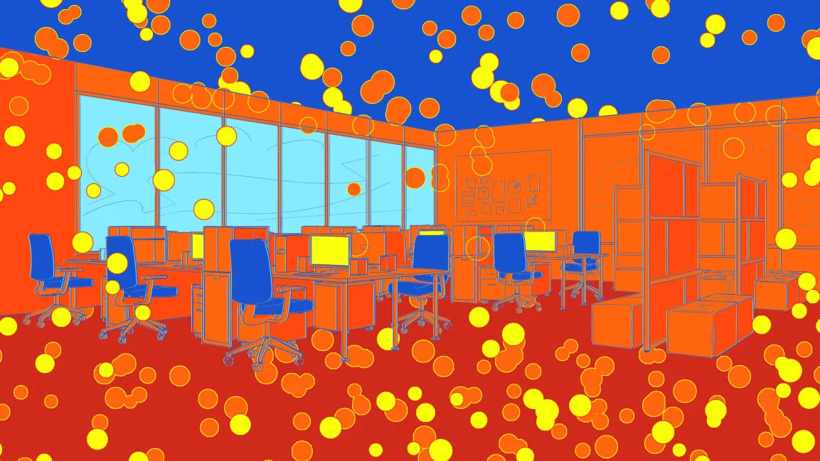 From ‘officles’ to giant sneeze guards: How COVID-19 will change your open office