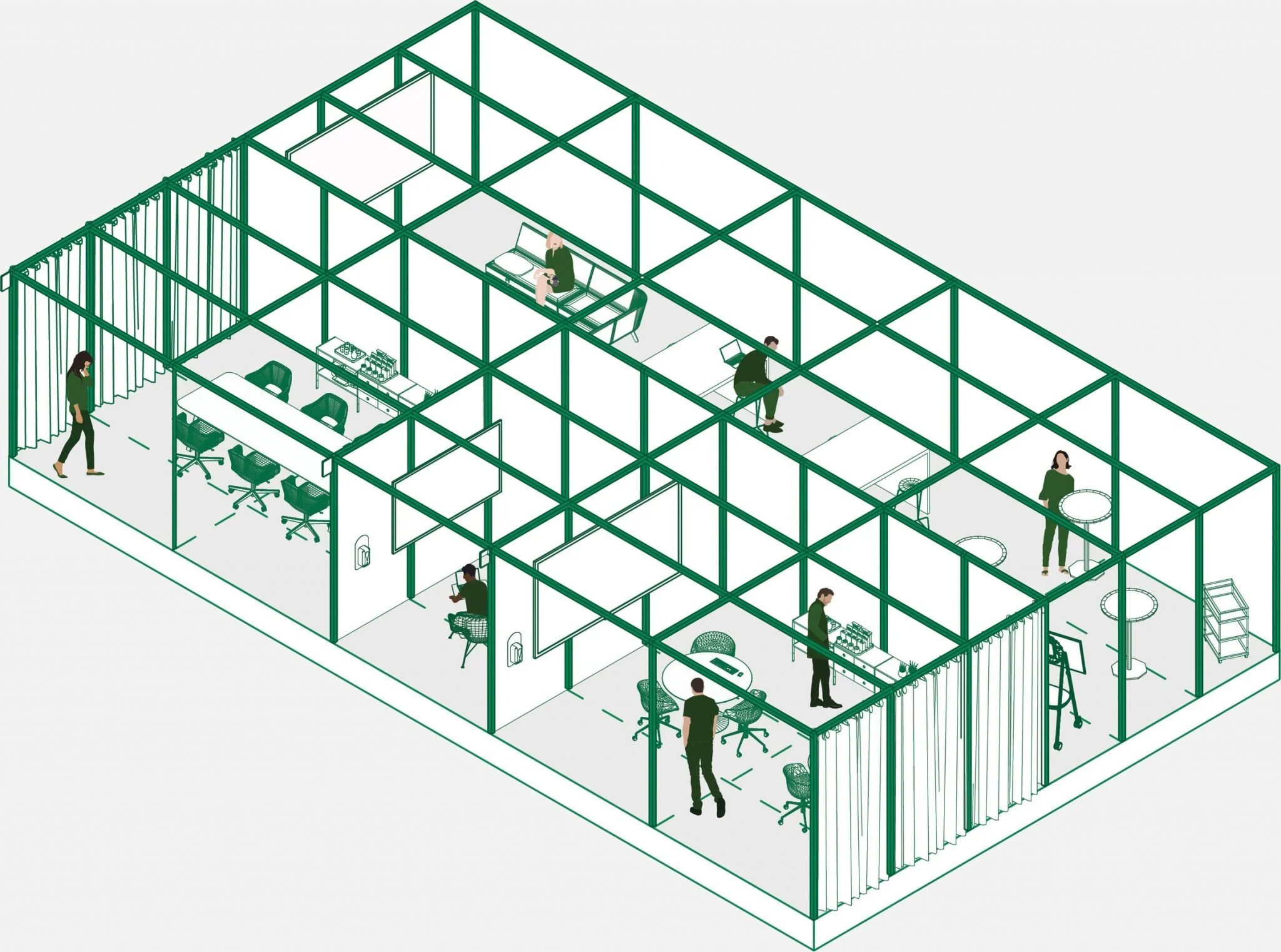 Offices after pandemic will "balance physical and virtual work" says Perkins and Will interior design director