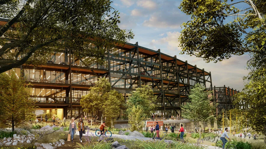 Post-COVID, More Office Designs Include Permanent Outdoor Workspaces